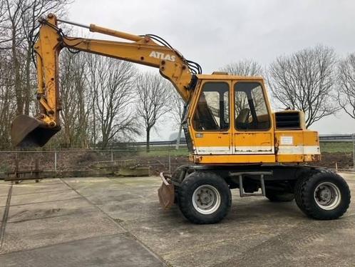 Veiling: Graafmachine Atlas 1204 Diesel 1992 (Marge), Zakelijke goederen, Machines en Bouw | Kranen en Graafmachines, Graafmachine