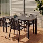 *WOONWINKEL* Kave Home Culip Set Aluminium Tuinset Met Touw, Verzenden, Nieuw