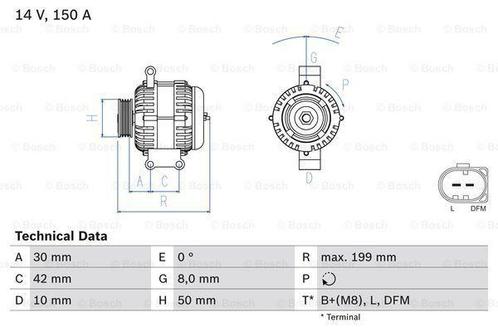 Dynamo / Alternator MERCEDES-BENZ VANEO (1.7 CDI), Auto-onderdelen, Motor en Toebehoren, Nieuw, Ophalen of Verzenden