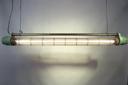 Plafondlamp - Aluminium, Staal, Buizen, Antiek en Kunst, Antiek | Wandborden en Tegels