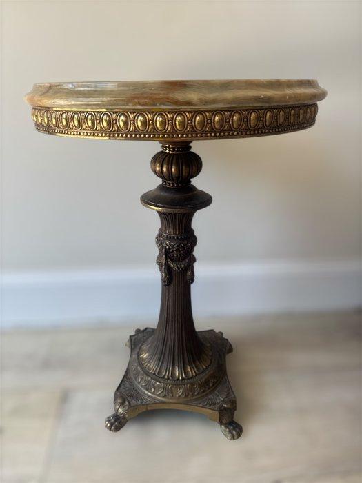 Bijzettafel - Onyx, Brons, Antiek en Kunst, Curiosa en Brocante