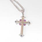 Zonder Minimumprijs - Halsketting - 18 karaat Zilver, Geel, Sieraden, Tassen en Uiterlijk, Kettingen, Nieuw