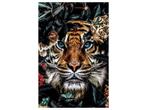 Glasschilderij Tijger | S338, Huis en Inrichting, Ophalen of Verzenden, Nieuw