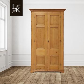 Landelijke klassieke kast, tweedeurskast,linnenkast, legkast beschikbaar voor biedingen