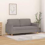 vidaXL Tweezitsbank 140 cm stof taupe, Huis en Inrichting, Banken | Bankstellen, Verzenden, 150 tot 200 cm, Stof, Nieuw