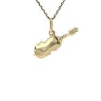 Gouden vintage viool hanger 14 krt, Ophalen of Verzenden, Nieuw