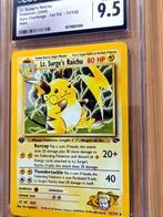 Pokémon - 1 Graded card - Raichu 11 / 132 - 2000 - First, Hobby en Vrije tijd, Nieuw