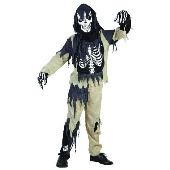 Zombie skelet kinder kostuum - Zombie kleding, Kinderen en Baby's, Carnavalskleding en Verkleedspullen, Ophalen of Verzenden