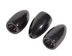 Ultimate Tungsten Bullet Weight Black 10.6g 3pcs, Watersport en Boten, Verzenden, Nieuw, Vislijn