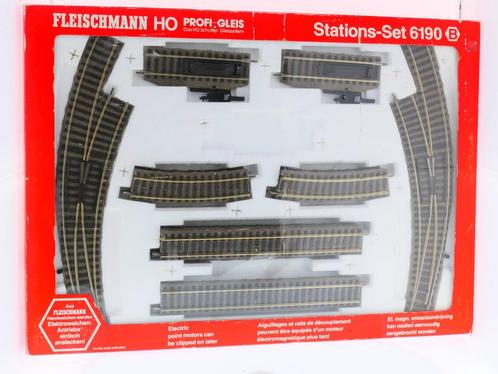 Schaal H0 Fleischmann 6190 Railset B Stations-set #2084, Hobby en Vrije tijd, Modeltreinen | H0, Gelijkstroom, Analoog, Zo goed als nieuw