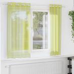 vidaXL Gordijnen Voile met doorvoertules 2 st 140x140 cm, Huis en Inrichting, Stoffering | Gordijnen en Lamellen, Verzenden, Nieuw