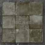 Vintage vloertegel wandtegel fs etna black zwart 33x33 9, Ophalen, Keramiek, Nieuw, 10 m² of meer