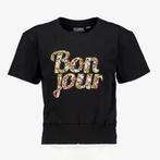 TwoDay meisjes T-shirt met elastiek zwart maat 170, Verzenden, Nieuw
