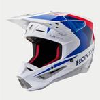 Alpinestars Honda S-M5 Helm Ece 22.06 Wit Blauw Rood, Motoren, Kleding | Motorhelmen, XXL, Nieuw met kaartje, Overige merken, Offroadhelm
