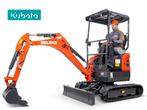 DELEKS® S180 Minigraver 1,8 t – Graafmachine KUBOTA Motor, Ophalen of Verzenden, Graafmachine
