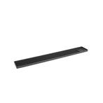 Bar mat | zwart | rubber | 8x60 cm, Verzenden