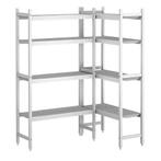 GGM Gastro | Aluminium stellingset (geanodiseerd) - L-vorm -, Verzenden, Nieuw in verpakking