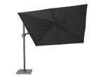platinum zweefparasol challenger T² premium 3x3 faded black, Nieuw, 3 tot 4 meter, Zweefparasol, Kantelbaar