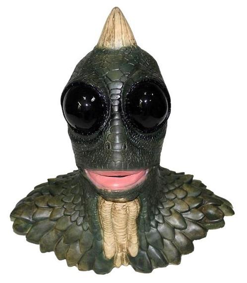 Horror Lizard masker, Hobby en Vrije tijd, Feestartikelen, Nieuw, Verzenden