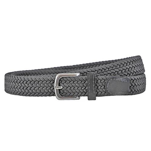 Houtkamp Smalle Gevlochten Elastische Dames Riem Grijs - 90, Kleding | Dames, Riemen en Ceinturen, 100 cm of meer, Nieuw, 3 tot 5 cm