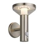 Solar buiten Wandlamp met sensor | 2W 3000K | Warm wit, Huis en Inrichting, Ophalen of Verzenden, Nieuw, Metaal, Modern