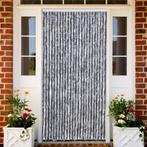 vidaXL Vliegengordijn 100x200 cm chenille zilver, Verzenden, Nieuw