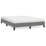 Bedframe 140x200 Donkergrijs - Retourdeal - 35% Korting!, 200 cm, Nieuw, Tweepersoons, 140 cm