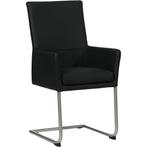 Leren eetkamerstoel Rumor - Toledo Nero (zwart) - Sledepoot, Huis en Inrichting, Stoelen, Nieuw, Leer, Ophalen of Verzenden, Eén