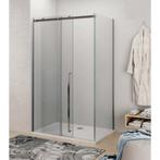 Douchecabine Lacus La Maddalena Schuifdeur met Zijwand RVS, Ophalen of Verzenden, Nieuw, Douche