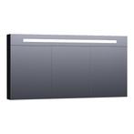 Spiegelkast Double Face Exclusive Line 140cm Mat Zwart, Ophalen of Verzenden, Nieuw, Bad