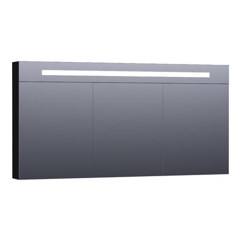 Spiegelkast Double Face Exclusive Line 140cm Mat Zwart, Doe-het-zelf en Verbouw, Sanitair, Bad, Nieuw, Ophalen of Verzenden