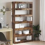 vidaXL Boekenkast/Kamerverdeler Gerookt Eiken 100x30x198 cm, Huis en Inrichting, Verzenden, Nieuw, Overige houtsoorten