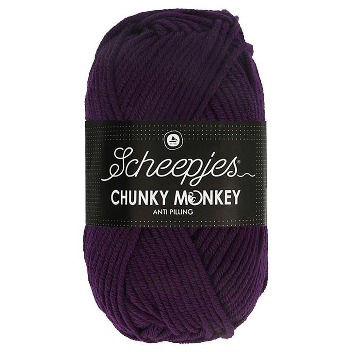 Scheepjes Chunky Monkey - 1425 purple - Acryl Garen, Hobby en Vrije tijd, Breien en Haken, Ophalen of Verzenden