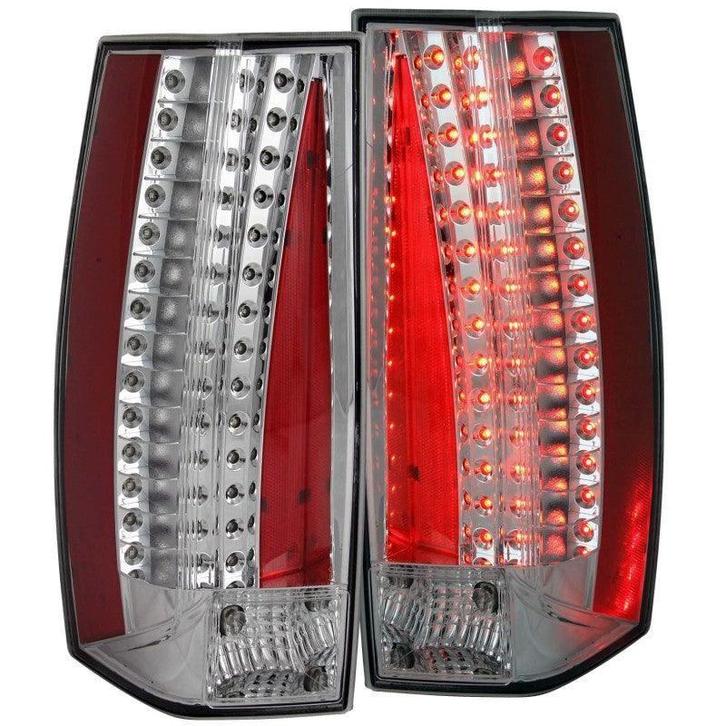 ANZO 2007-2011 Cadillac Escalade LED Taillights Chrome -, Auto-onderdelen, Verlichting, Ophalen of Verzenden