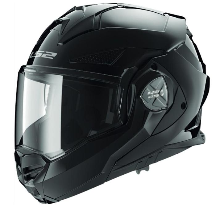 LS2 FF901 Advant X Solid Gloss Zwart Systeemhelm, Motoren, Kleding | Motorhelmen, XXL, Nieuw met kaartje, Overige merken, Systeemhelm