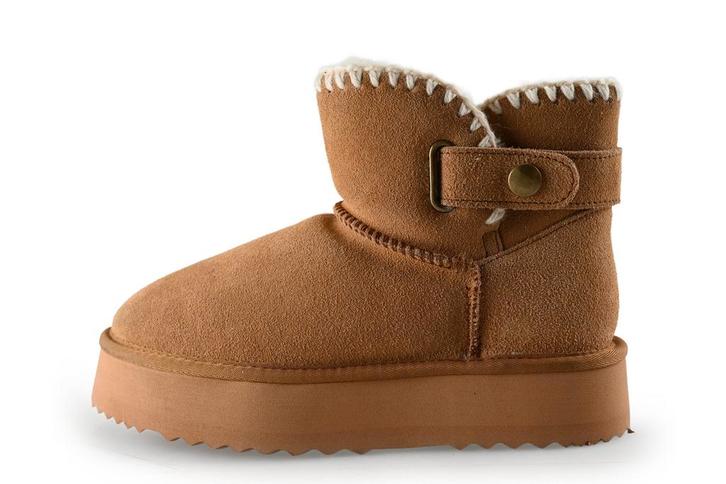 Manfield Snowboots in maat 37 Cognac | 10% korting, Kleding | Dames, Schoenen, Overige kleuren, Zo goed als nieuw, Snowboots, Verzenden