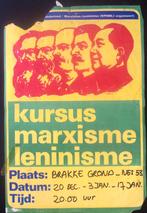 Communistische kursus in Amsterdam op poster (lijst optie), Verzenden, Nieuw, Overige onderwerpen, Met lijst