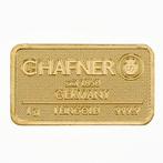 1 gram - Goud .999 - C. Hafner, Germany (Zonder, Postzegels en Munten, Edelmetalen en Baren