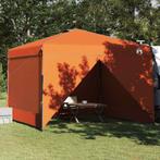 vidaXL Pop-up Luifel Tent Oranje 300 x 300 cm Stof, Tuin en Terras, Partytenten, Verzenden, Nieuw
