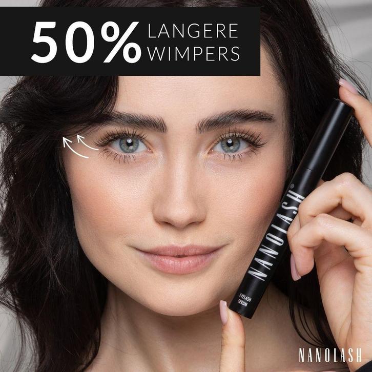 Nanolash Wimperserum - 3ml, Sieraden, Tassen en Uiterlijk, Uiterlijk | Cosmetica en Make-up, Ogen, Make-up, Nieuw, Ophalen of Verzenden