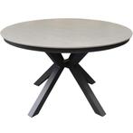 Samantha dining tuintafel 144xH75 cm rond antraciet, Ophalen of Verzenden, Nieuw