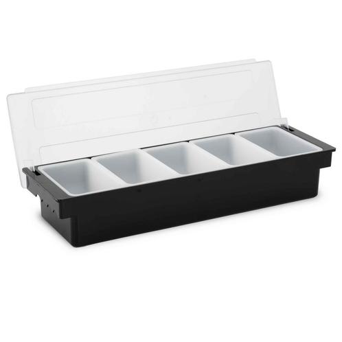 HCB Ingredientenhouder - 5 bakken - 49,5 cm, Zakelijke goederen, Horeca | Keukenapparatuur, Nieuw in verpakking, Overige typen