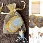 Give-away met geluksengeltje en 2 chocolade bitcoin munten, Verzenden, Nieuw, Feestartikel, Geboorte of Huwelijk