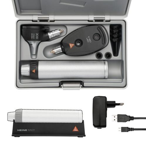HEINE K180 set 3,5 Volt, K180 LED F.O. Otoscoop, K180 LED, Diversen, Verpleegmiddelen, Nieuw, Verzenden
