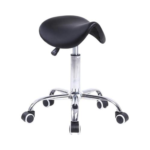 Make-up Kruk - Verstelbaar tot 65 cm - 5 Wieltjes - Zwart, Huis en Inrichting, Krukjes, Nieuw, Verzenden