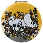Make-up Spiegeltje - Moomin - Snorkmaiden Bloemen - Geel - C, Ophalen of Verzenden, Nieuw