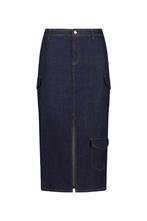 -50% Nukus  Nukus Bursa skirt fw24071  maat S, Kleding | Dames, Rokken, Verzenden, Nieuw, Blauw