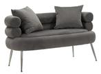 BANK SILVERY PLUS MET KUSSENS CM 133X68X69, Huis en Inrichting, Banken | Bankstellen, Ophalen of Verzenden, Nieuw