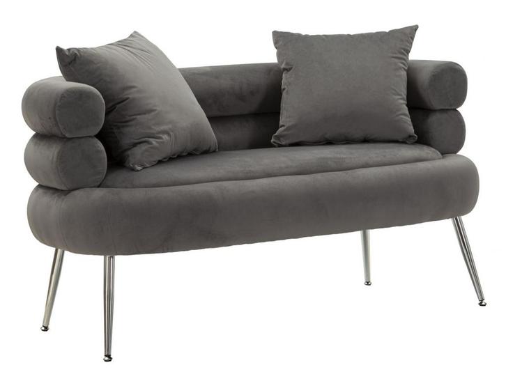 BANK SILVERY PLUS MET KUSSENS CM 133X68X69, Huis en Inrichting, Banken | Bankstellen, Ophalen of Verzenden