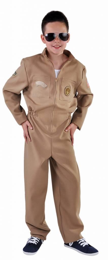 Jet Fighter Straaljager pak kind camel, Kleding | Heren, Carnavalskleding en Feestkleding, Nieuw, Ophalen of Verzenden